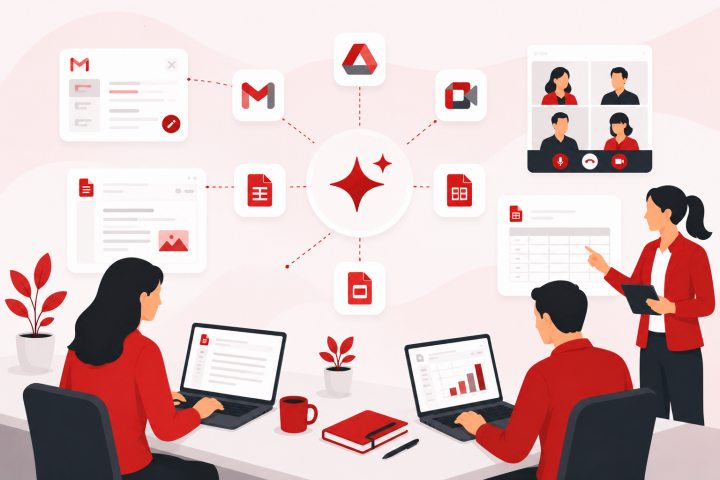 AI v Google Workspace – Gmail, Drive, Meet, dokumenty a spolupráce