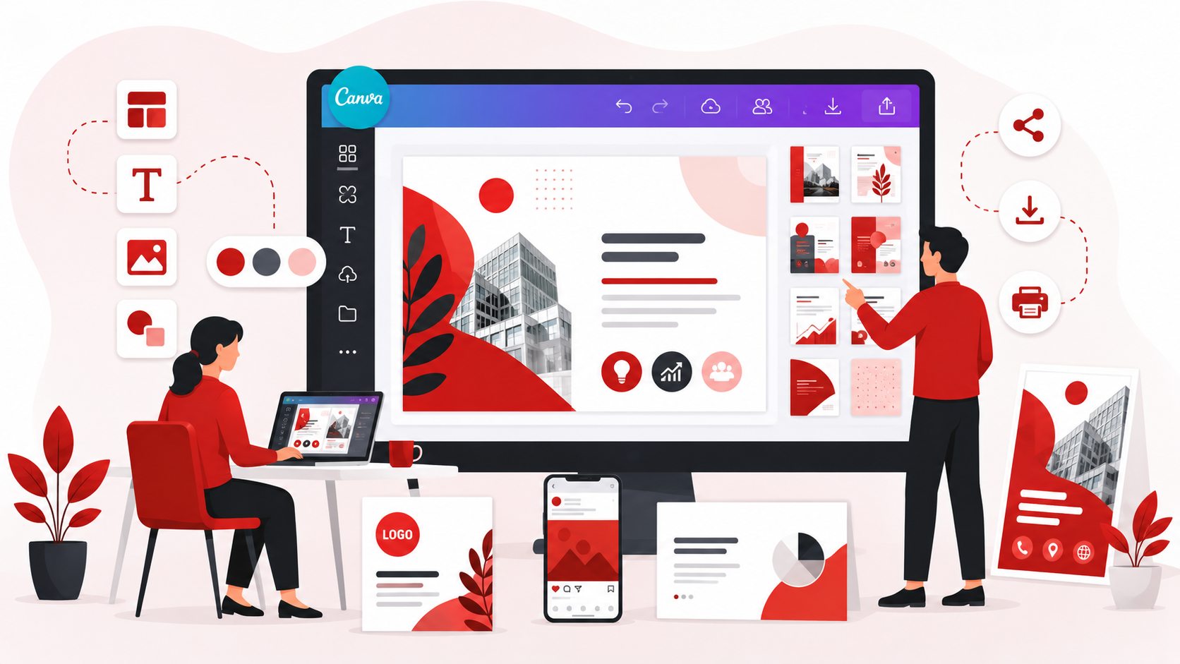 Canva pro firemní grafiku