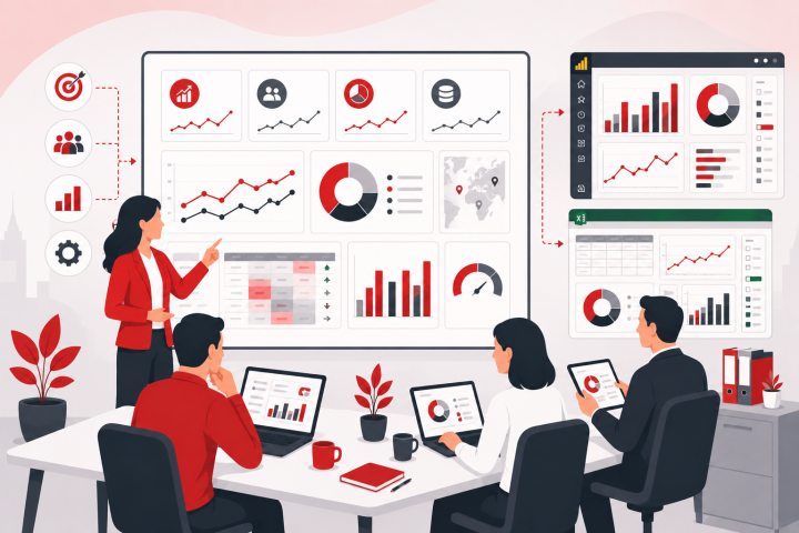 Dashboardy v Excelu a Power BI pro manažery