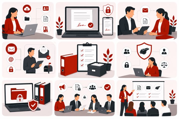 Digitalizace v pracovněprávních vztazích, doručování a whistleblowing