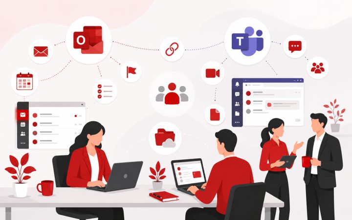 Teams, Outlook a firemní komunikace bez chaosu