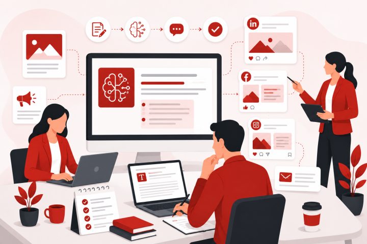 Tvorba obsahu pro web a sociální sítě s pomocí AI